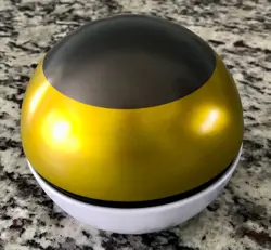 Pokemon Level Ball Tin, Yellow, Black & Red, w/ 50 Assorted Trading Cards - Image 2