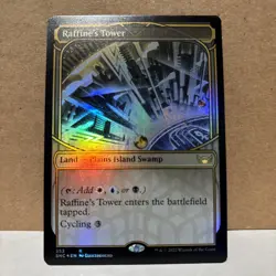 Raffine's Tower Showcase Foil Streets of New Capenna NM MTG - Image 1