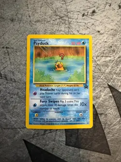Pokemon Psyduck Promo 20 Black Star WOTC Vintage Card Rare - LP - Image 1