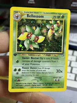 1st Edition Bellossom 3/111 Neo Genesis 2000 Holo Rare WOTC Pokemon Card TCG - Image 3