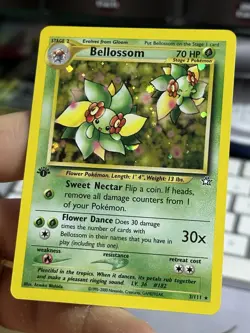 1st Edition Bellossom 3/111 Neo Genesis 2000 Holo Rare WOTC Pokemon Card TCG - Image 4
