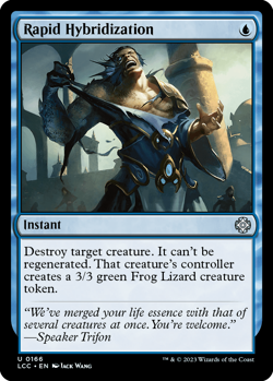 MTG magic 1x Rapid Hybridization (M/NM) Commander Lost Caverns of Ixalan - Image 1