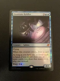 MTG Quantum Riddler #72 - Foil - NM - Edge of Eternities - Image 1