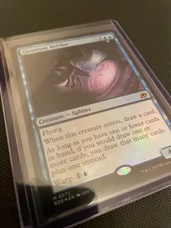 MTG Quantum Riddler #72 - Foil - NM - Edge of Eternities - Image 4