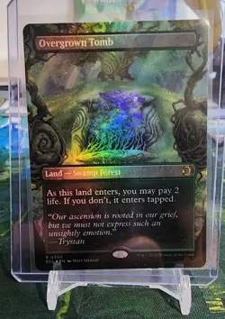 Overgrown Tomb X1 BORDERLESS FOIL-NM/M-Lorwyn Eclipsed - Image 1