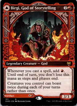 Birgi, God of Storytelling 30 (Showcase) - Kaldheim (KHM) MP MTG - Image 2