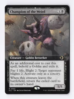 Champion of the Weird (Extended Art) 0360 (R) MTG Lorwyn Eclipsed (ECL) - Image 1