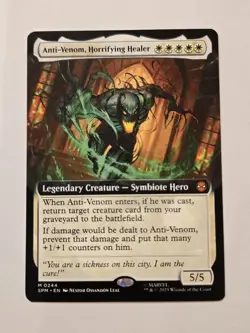 MTG Anti-Venom, Horrifying Healer #244 Marvel's Spider-Man Near Mint - Image 1