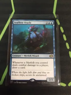 MTG Magic The Gathering Seafloor Oracle J22 Rare Blue Merfolk - Image 1