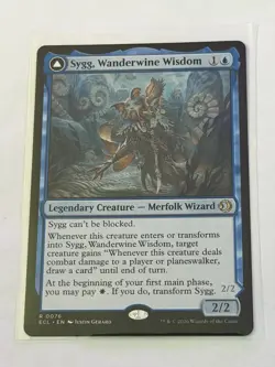 Sygg, Wanderwine Wisdom // Sygg, Wanderbrine Shield Lorwyn Eclipsed 76 - Image 1