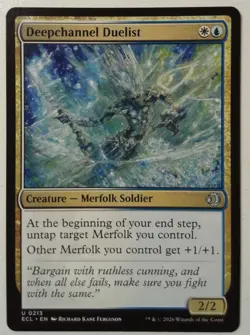 Deepchannel Duelist *Uncommon* Magic MtG x1 Lorwyn Eclipsed - Image 1