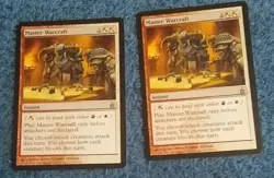 MTG RAVNICA CITY OF GUILDS MASTER WARCRAFT RARE X2 - Image 1