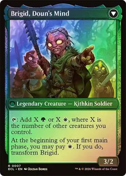 Foil Brigid, Clachan's Heart [Lorwyn Eclipsed] MTG - Image 2