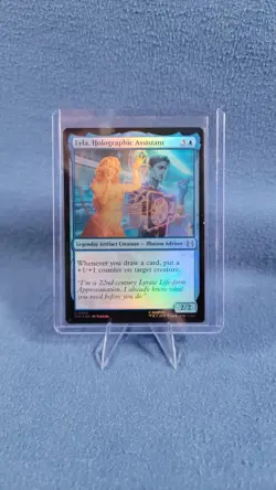 Lyla Holographic Assistant Foil Marvel's Spider-Man: Eternal-Legal MTG NM - Image 4