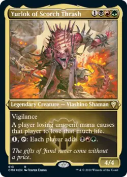 1 x Yurlok of Scorch Thrash - Foil Etched - Commander Legends - NM-Mint - MTG - Image 1