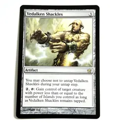 Vedalken Shackles 164 R Fifth Dawn Magic the Gathering MTG LP - Image 1