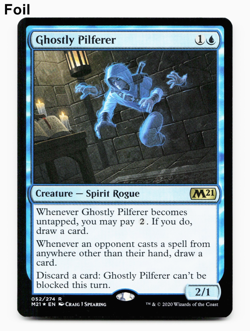Ghostly Pilferer (FOIL) - [Core 2021] MTG Magic 💧 - Image 1