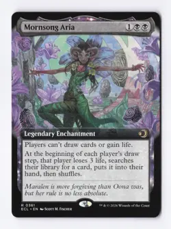 Mornsong Aria (Extended Art) 0361 (R) MTG Lorwyn Eclipsed (ECL) - Image 1