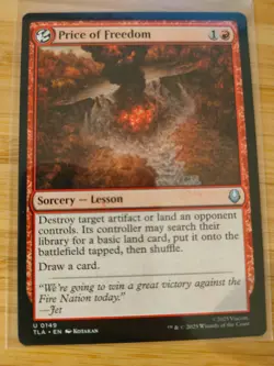 MTG Price of Freedom 0149 Avatar: The Last Airbender M/NM Free UK P&P - Image 1