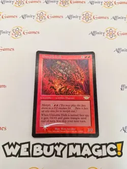 MTG | Unstable Hulk | Legions | Foil | Moderately Played | English - Image 1