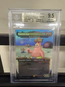 SpongeBob Squarepants Magic The Gathering Secret Lair Mint BGS Graded Collection - Image 2