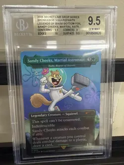 SpongeBob Squarepants Magic The Gathering Secret Lair Mint BGS Graded Collection - Image 4