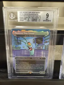 SpongeBob Squarepants Magic The Gathering Secret Lair Mint BGS Graded Collection - Image 5