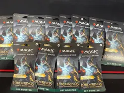 Lord of the Rings: Tales of Middle-Earth MTG Set Booster Pack Lot (12) - Image 1