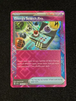 Pokemon Surging Sparks Energy Search Pro 176/191 Holo Ace Spec - Image 1