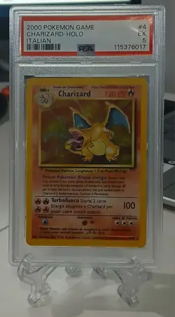 2000 Pokemon Base set Charizard - Holo - Italian - PSA 5 EX - Image 1