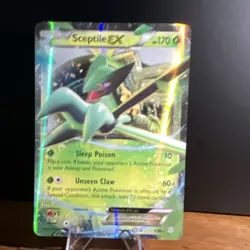 Pokemon Sceptile EX Ultra Rare Full Art Holo 7/98 XY Ancient Origins 170HP - Image 1