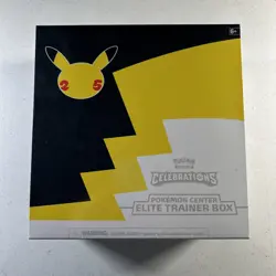 Pokemon TCG: Celebrations Pokemon Center Elite Trainer Box New Factory Sealed 820650809866 - Image 1