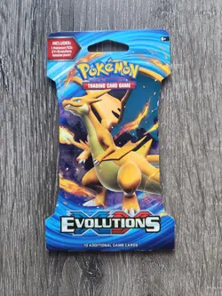 Pokemon TCG XY Evolutions Sleeved Booster Pack Charizard Art Factory Sealed - Image 1