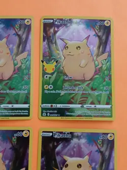 Pokemon Sword & Shield Pikachu 005/025 Celebrations Holo 25th Anniversary - Image 3