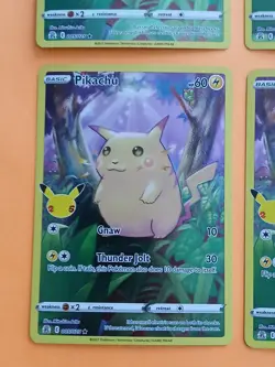 Pokemon Sword & Shield Pikachu 005/025 Celebrations Holo 25th Anniversary - Image 5