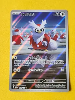 Pokemon TCG Delibird 152/132 Mega Evolutions Illustration Rare NM - Image 1