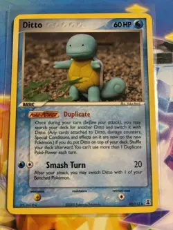 Pokemon TCG Ditto EX Delta Species 40/113 Squirtle Near Mint - Image 1