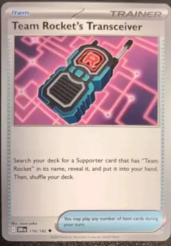 Team Rocket’s Transceiver 178/182 Uncommon Regular Pokemon Destined Rivals NM - Image 1