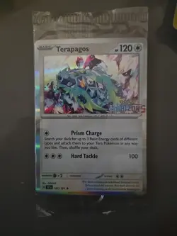 Pokemon Center Horizons Stamped Quaxly Promo 50/191 & Terapagos 161/191 SEALED - Image 1