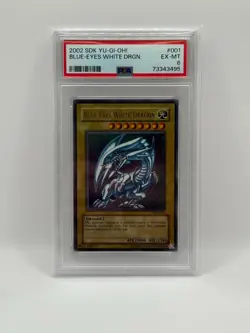 Blue-Eyes White Dragon SDK-001 Starter Deck: Kaiba-Unlimited Edition PSA 6 - Image 1