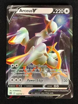 Pokemon Arceus V 122/172 Ultra Rare Holo (LP) - Image 1