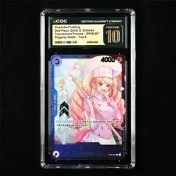 CGC 10 PRISTINE 2025 One Piece CHN Charlotte Pudding OP08-067 R - Image 2