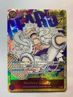 Monkey.D.Luffy (119) (Alternate Art) OP05-119 Awakening of the New Era Foil NM - Image 1
