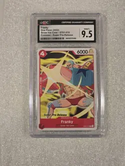 Franky One Piece ST01-010 Super Pre Release CGC 9.5 Gem Mint - Image 1