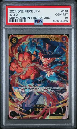 PSA10 2024 One Piece Japanese 500 Years In The Future 118 Sabo SEC - Image 1