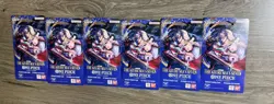 Lot Of 6 One Piece TCG The Azure Sea's Seven Sleeved Booster Packs OP-14 English - Image 1