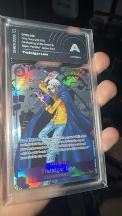 One Piece OP-05 Trafalgar Law Manga Awakening of the New Era #069 condition POOR - Image 4