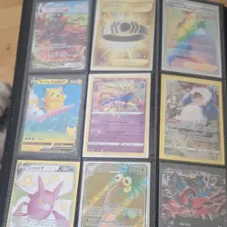 Pokemon TCG Holo Mixed Card Lot VSTAR GX V EX Trainer Dialga Charizard Binder - Image 3