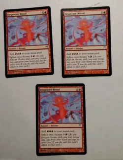 MTG COK Desperate Ritual Common x3 Cards are in Great Shape - Image 1