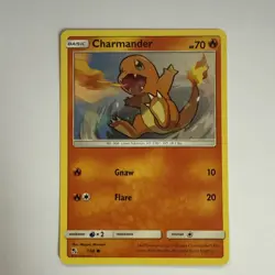 Charmander 7/68 Pokemon TCG Card Hidden Fates Set 2019 NON Holo Near Mint - Image 1